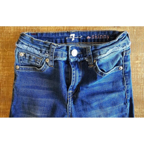 Girls 7 for mankind jeans size 8 - Picture 5 of 8